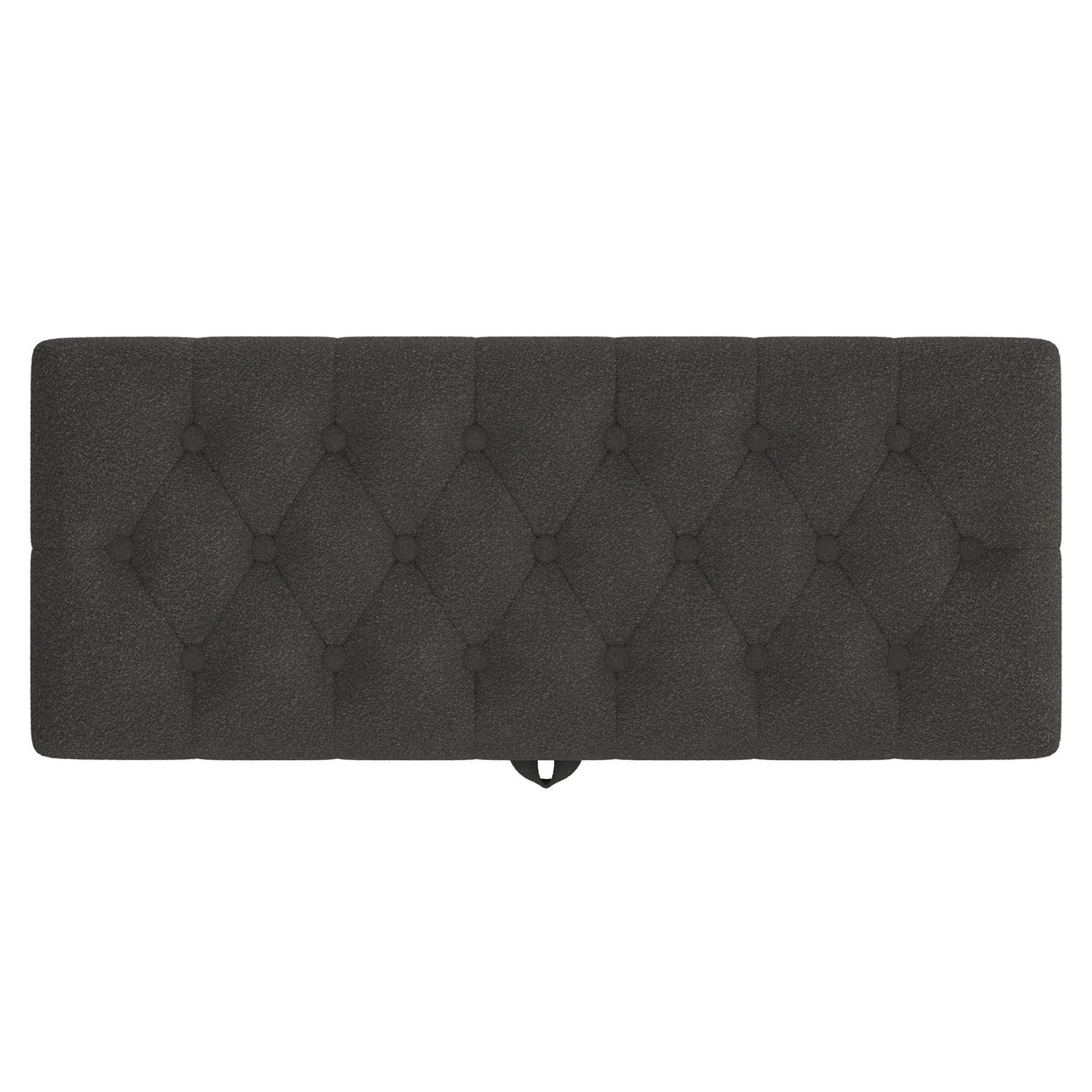 Modern Tufted Storage Ottoman Bench With Metal Legs
