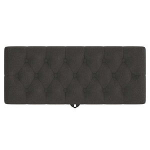 Modern Tufted Storage Ottoman Bench With Metal Legs