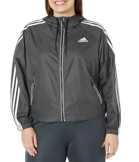 adidas Women's Basic 3-Stripes Wind Jacket