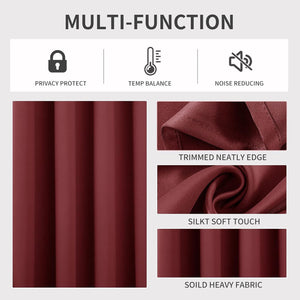 2 Pack - 55'' X 84'' Solid Thermal Blackout Panels (19 Colors)