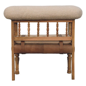 Strapped Hallway Bench