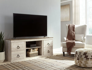 Willowton - TV Stand With Fireplace Option - Best Buy Furniture