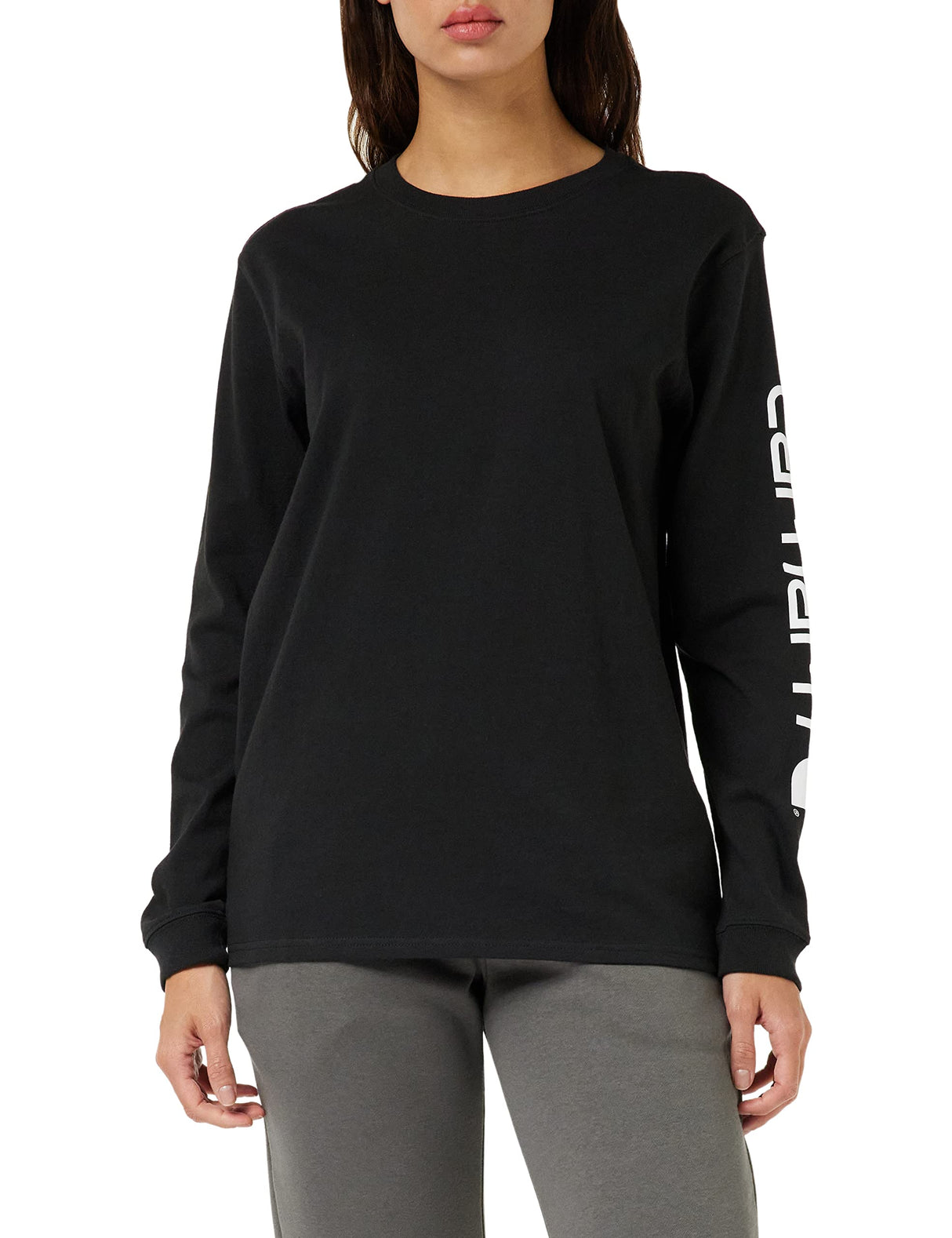 Carhartt Women's Black Workwear Long Sleeve T-Shirt