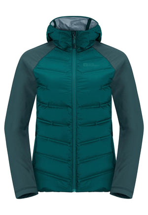 Jack Wolfskin Tasman Down Hybrid Hiking Jacket - Sea Green
