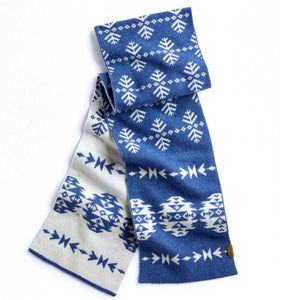 Pendleton Lambswool Scarf in Luminaria Light Blue