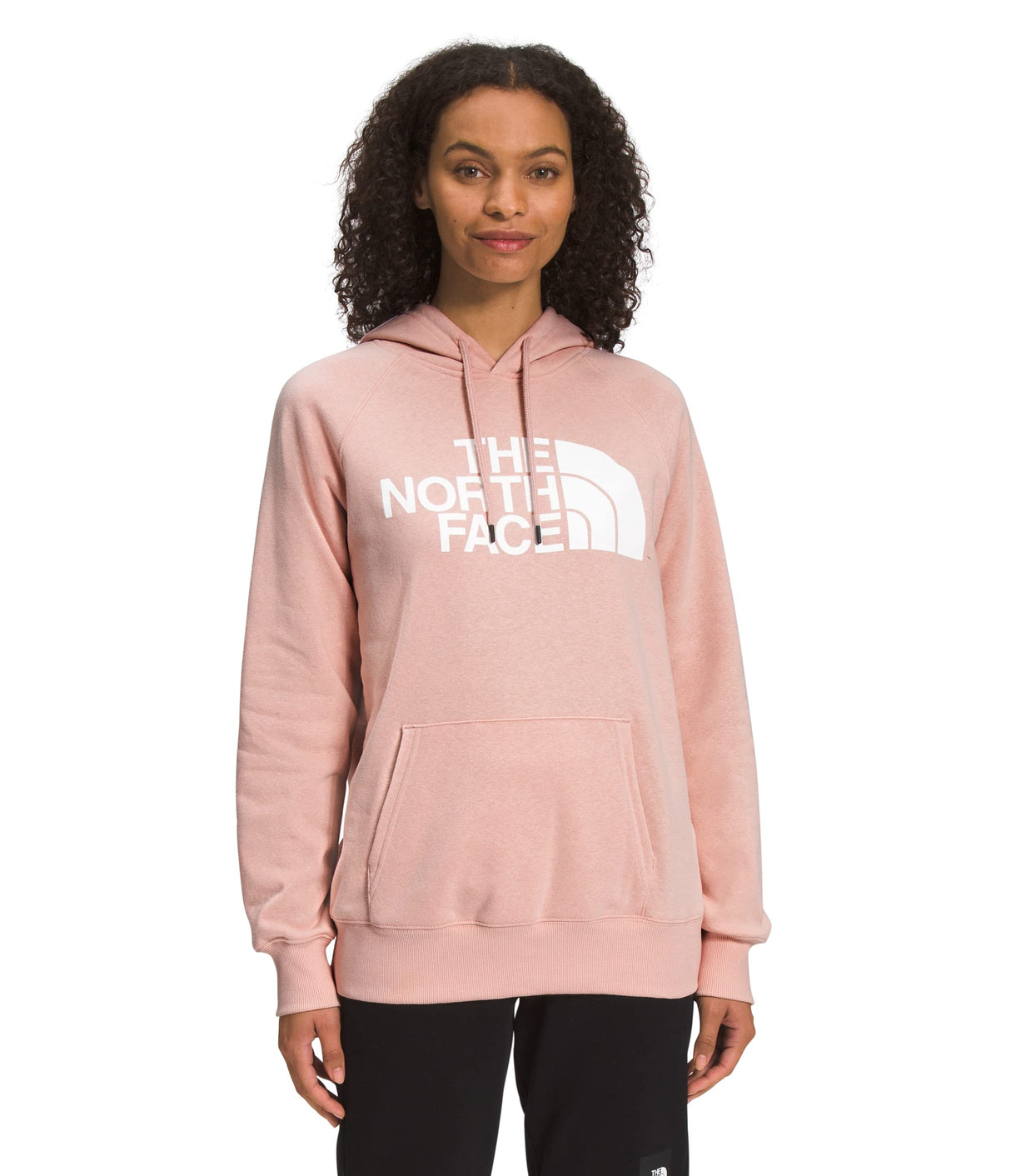 The North Face Women's Half Dome Pullover Hoodie - Pink Moss TNF White