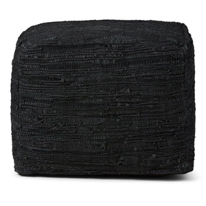 Fredrik - Handcrafted Square Pouf