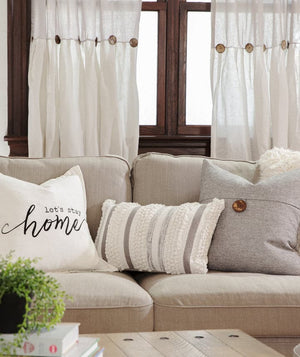 Bria Stripe Decorative Pillow Cover by LushDecor