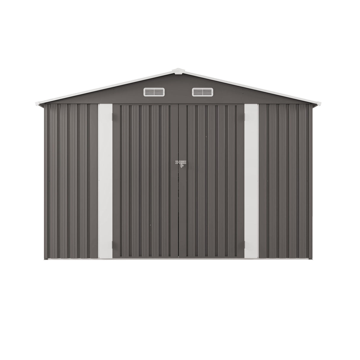 Outdoor Storage Shed With Lockable Doors