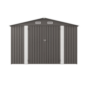 Outdoor Storage Shed With Lockable Doors