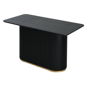 63"L Counter Table - Black