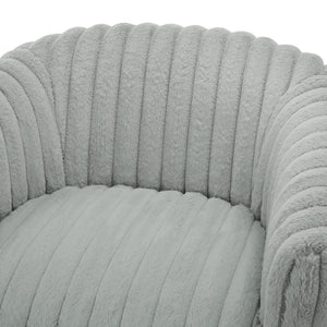 Alexa - Barrel Swivel Chair - Gray