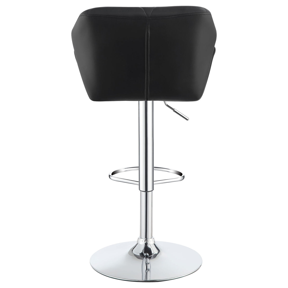Adjustable Bar Stool With Height-Adjustable Base (Set of 2)