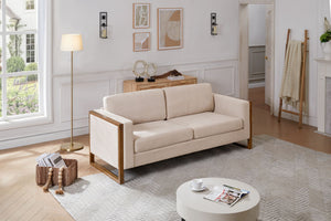 Modern Sofa With Solid Wood Legs, 3 Seater - Best Buy Furniture