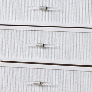 Opium - 5 Drawer Chest - White
