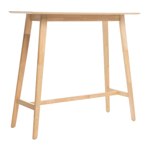 Natural Oak Wood Bar Table