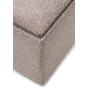 Avalon - Square Coffee Table, Storage Ottoman