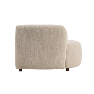 Cozelle 2-Piece Modern Curved Cloud Upholstered Boucle Sofas