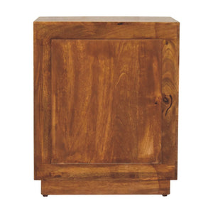 Solid Wood Milan Fluted Bedside Cabinet
