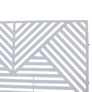 Freestanding Outdoor & Indoor Freestanding Metal Privacy Screen