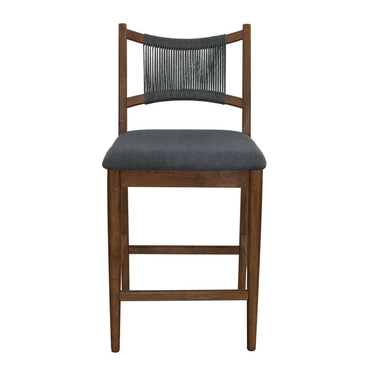 Arno Indoor Upholstered Wooden Counter Stool