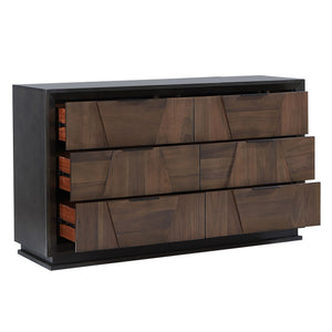 Houston - 6 Drawer Dresser - Walnut