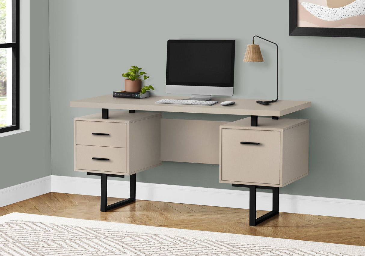Computer Desk For Home Office, Laptop, Left, Right Set - Up, Storage Drawers, Contemporary & Modern - Best Buy Furniture