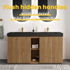 Galan 60F" Knotty Bathroom Vanity