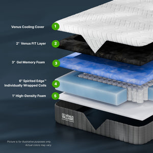 Venus Williams Legend 12" Hybrid Mattress