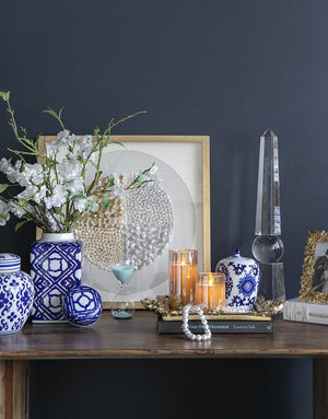 5x5x10" Porcelain Decorative Jar