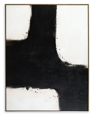 Reighlea - Wall Art - Black / White - Best Buy Furniture