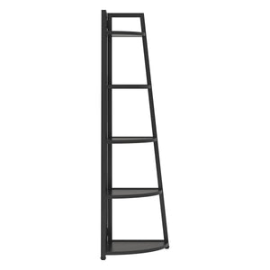 Tall 5 Tier Corner Bookshelf For Living Room