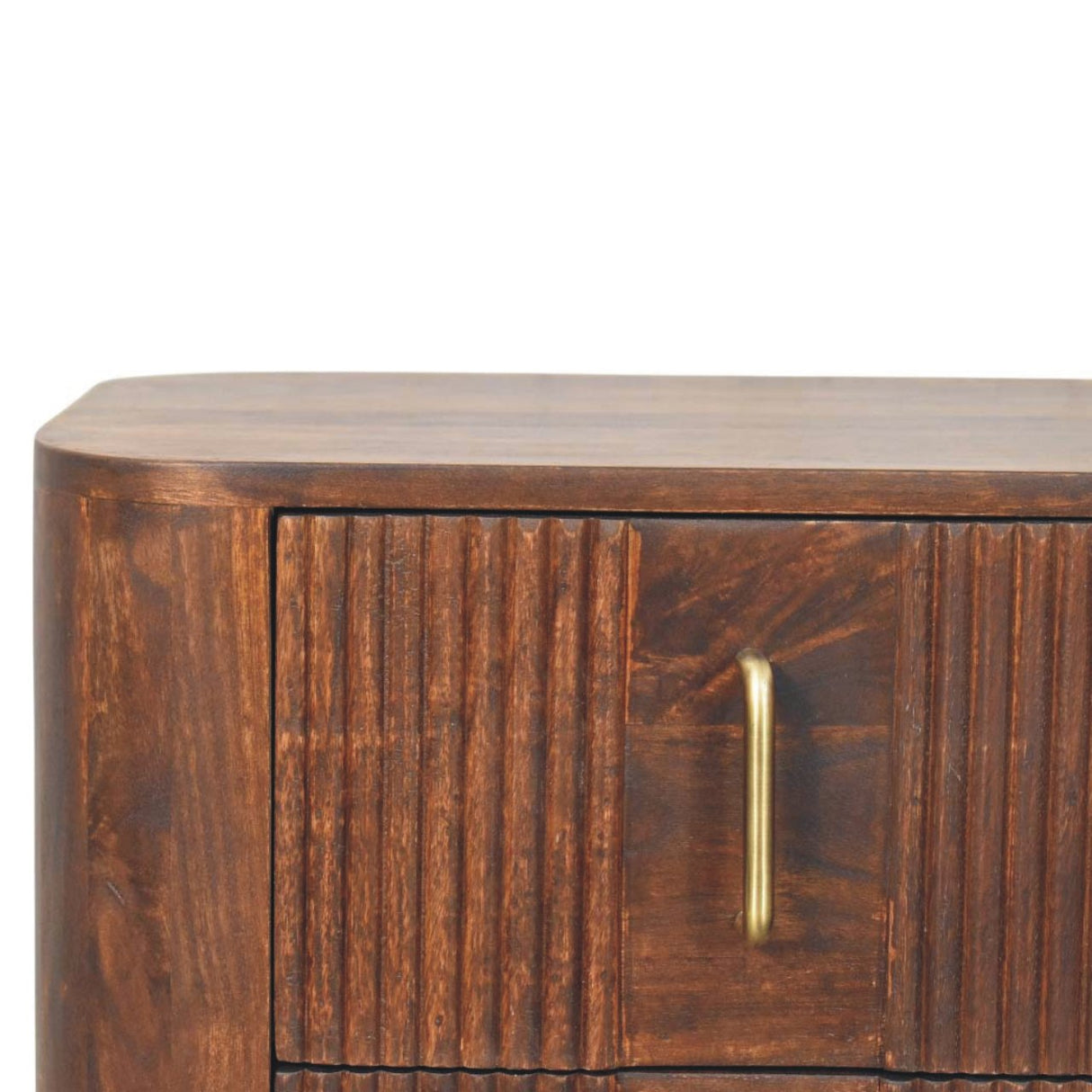 Solid Wood Marlowe Fluted Nightstand