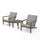 Celestaria - 3 Piece Outdoor Chat Set With Adirondack Chairs, Cushions And Side Table - Best Buy Furniture