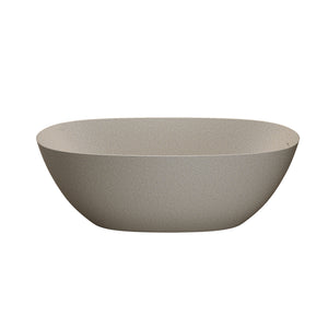 61'' Freestanding Bathtub with Overflow and Pop-up Drain