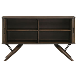 Wes - 2 Door Sideboard Buffet Storage Cabinet - Walnut