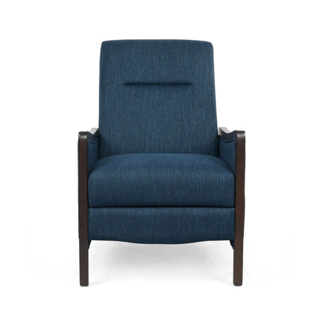 Drury - Contemporary Fabric Upholstered Pushback Recliner - Best Buy Furniture