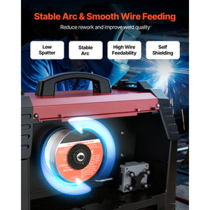 Flux Core MIG Welding Wire, E71T-GS 0.035-inch 2 LBS