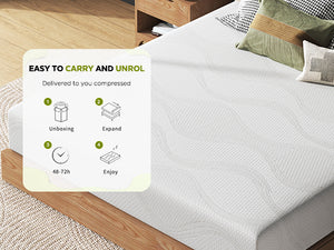 Queen Size Memory Foam Mattress, 10 Inch Bed Mattress, with Cooling