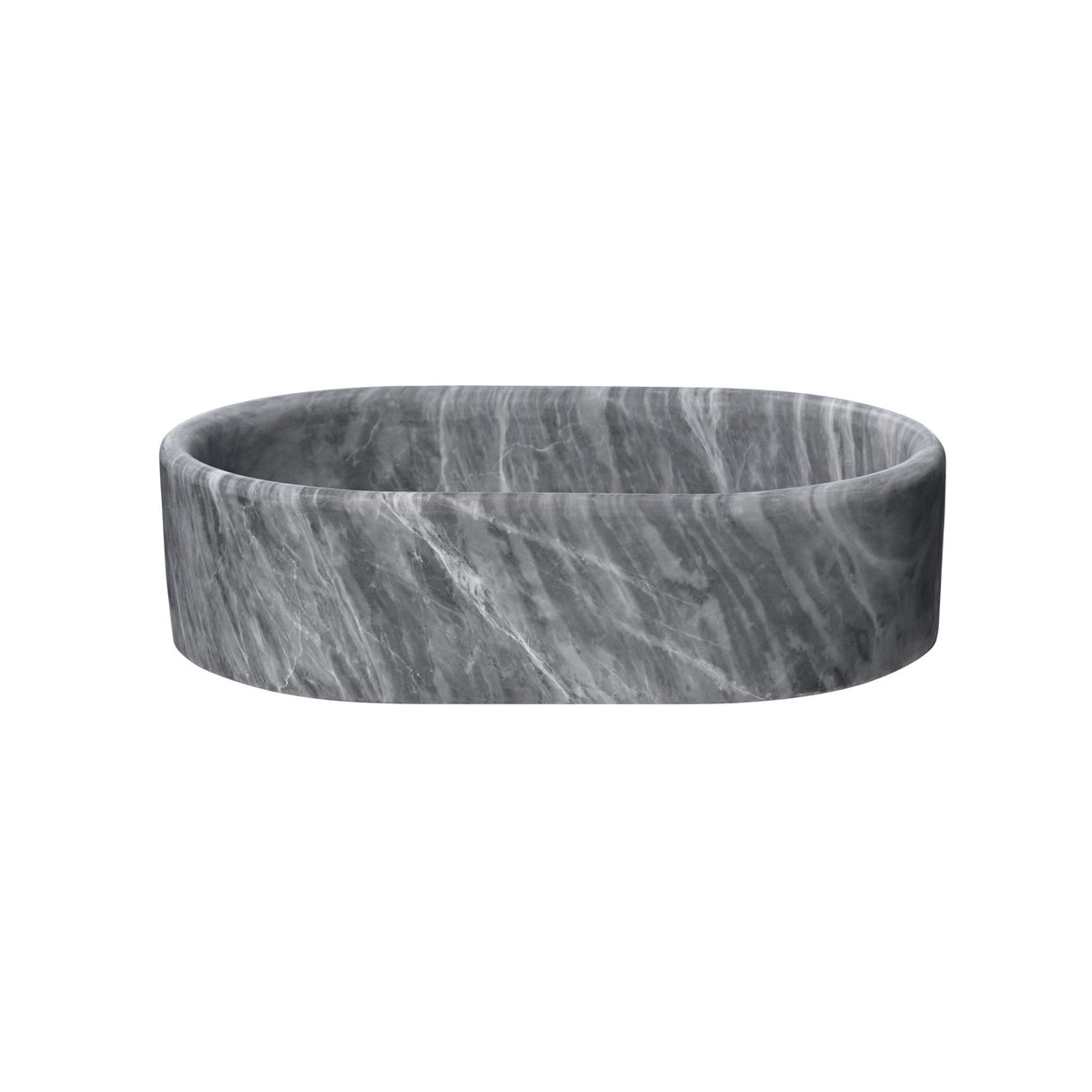 Bathroom Vessel Sink, Semi Polished Surface