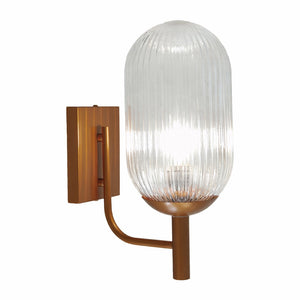 Dewdrop Wall Lamp - Bronze and Clear