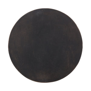Outdoor End Table With Cutout Handle - Copper