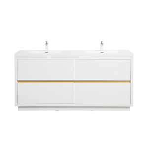 Bathin Freestanding Bathroom Vanity With Double Sinks