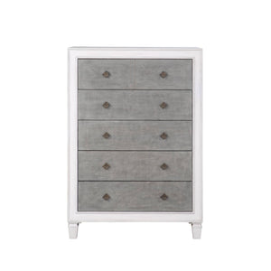 Katia - Weathered Chest - White - Best Buy Furniture