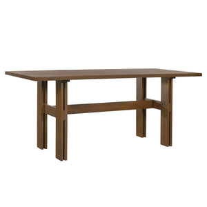 7-Piece Dining Table Set for 6, 71"
