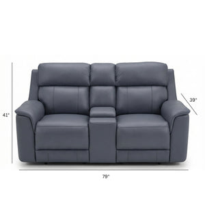Oslo - Dual Power Reclining Loveseat With Console