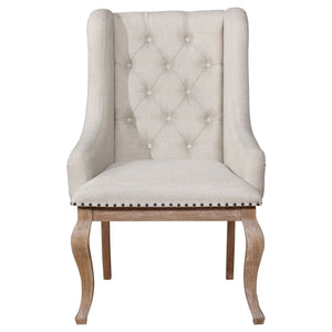 Fremont - Upholstered Dining With Button Tufted (Set of 2) - Brown
