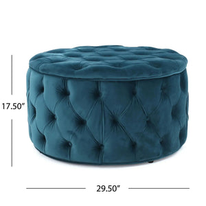 Modern Glam Ottoman Velvet - Best Buy Furniture