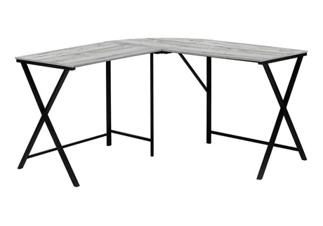 Computer Desk, Home Office, Corner, L Shape, Laptop, Contemporary / Modern