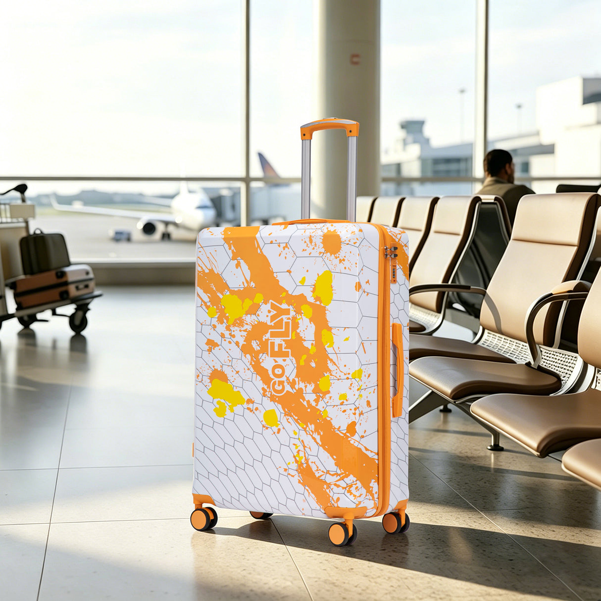 28 Inch PC Spinner Wheel Luggage, Carry-On Suitcase